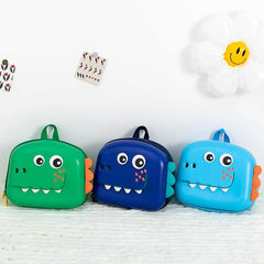 10” 3D Dino Head Backpack For Kids