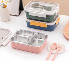 EcoBento Lunch Box (3 Compartment) (Spill Free)