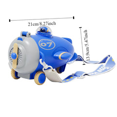 Airplane Tritan Water Bottle 550ML