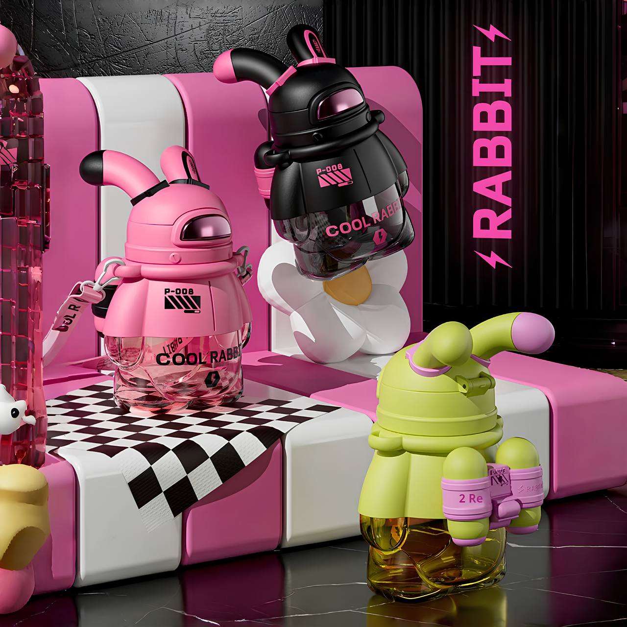 Space Rabbit Theme Tritan Bottle 600ML