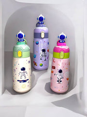 Astronaut Theme Stainless Steel Water Bottle