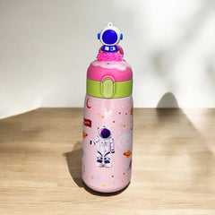Astronaut Theme Stainless Steel Water Bottle
