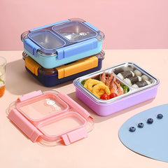Balanced Meal Bento Lunch Box (Leak Proof)(2 Compartment)