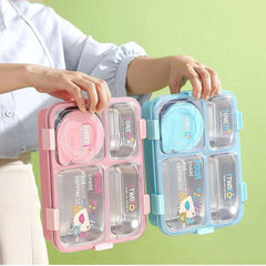 Bento Bliss LunchBox Stainless Steel (4 Compartment)