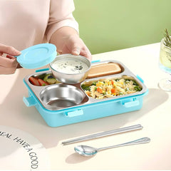Bento Bliss Lunch Box Stainless Steel (4 Compartment)