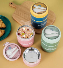 Bento Treat Lunch Box + Soup Bowl (Leak Proof)(2 Compartment)