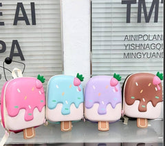 Cute 3D Ice Cream Backpack for Kids 11 Inch