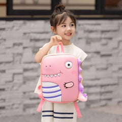 12” Dino Bagpack With Tail For Kids