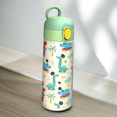 Dinosaur Print Stainless Steel Water Bottle