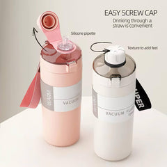 Go Pop Insulated Thermos Dual Sipper Bottle – 720 ML
