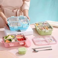 HappyBites Bento Lunch Box (3 Compartment)