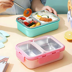 Happy Meal Bento Lunch Box (Leak Proof)(2 Compartment)