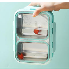 Happy Meal Bento Lunch Box (Leak Proof)(2 Compartment)