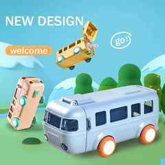 Bus Sipper Bottle with Shoulder Strap(Tritan)