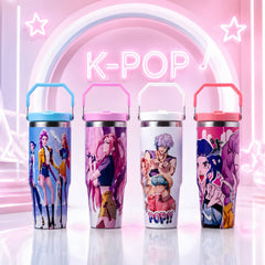 K-Pop Print Insulated Tumbler 890ML