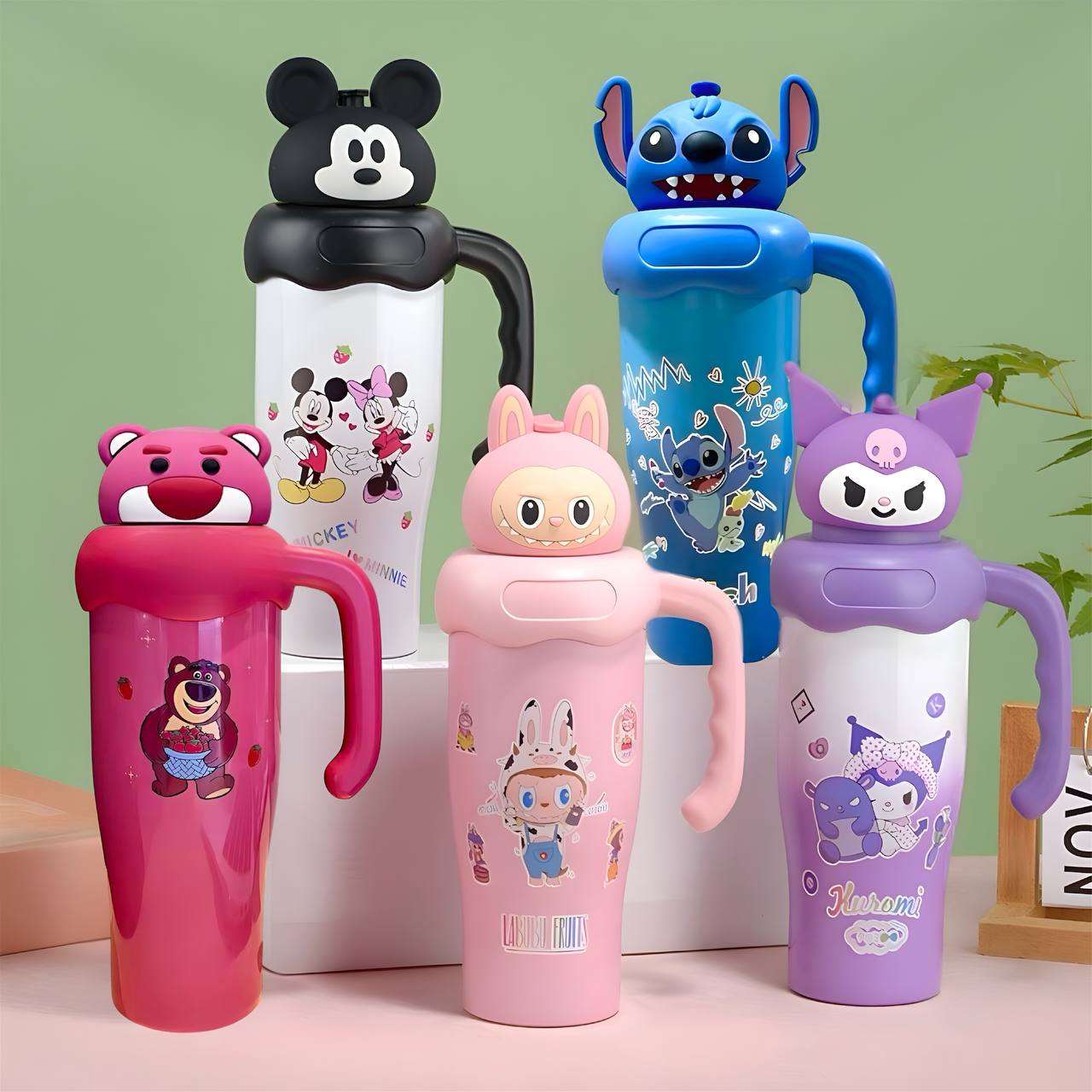 Kawaii Cartoon Tumbler 850ML