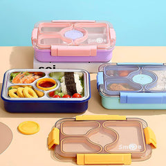 Kawaii-O-Cute Bento Lunch Box (Leak Proof) (4 Compartment)