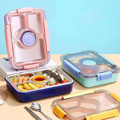 Kawaii-O-Cute Bento Lunch Box (Leak Proof) (4 Compartment)
