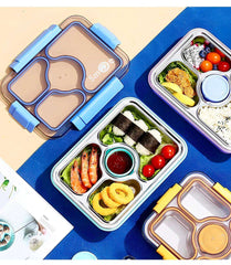 Kawaii-O-Cute Bento Lunch Box (Leak Proof) (4 Compartment)