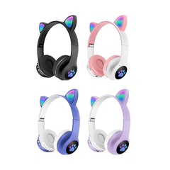 Kawaii Cute Wireless Headphone With RGB