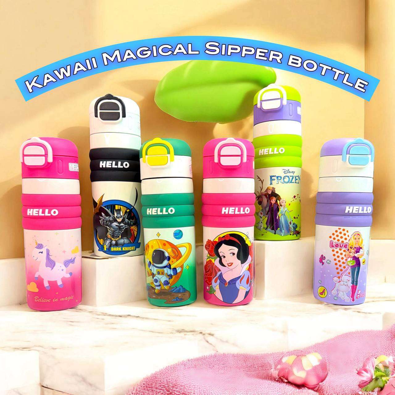 đ Kawaii Magical Sipper đ§â¨đ â 520ML Stainless Steel Bottle