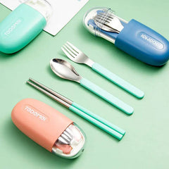 Kawaii Travel Cutlery Set