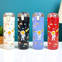 Kids Space Print Water Sipper Stainless Steel