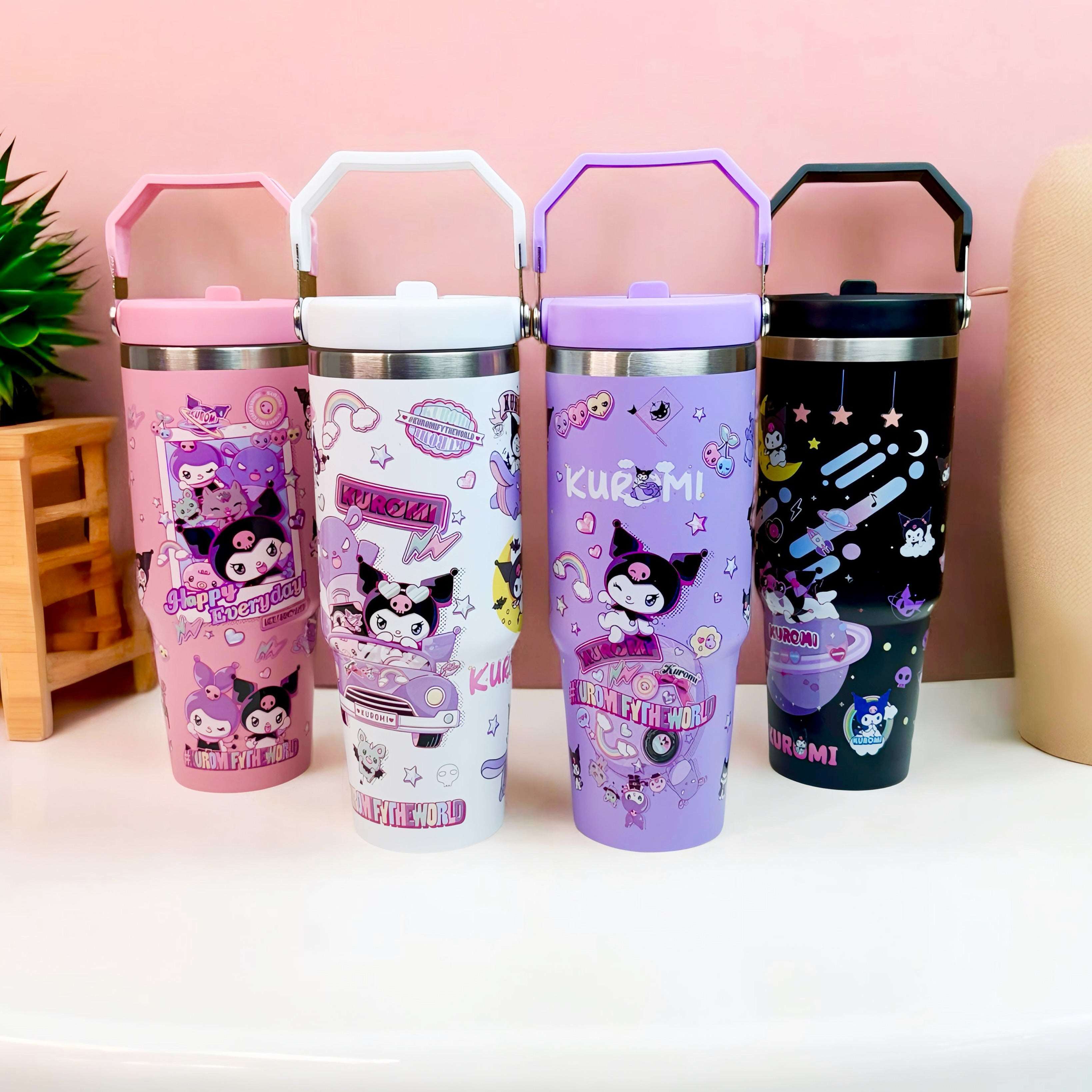 Kuromi Print Insulated Tumbler 890ML