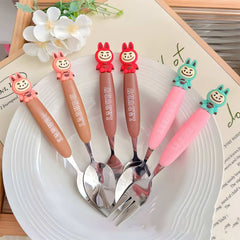 LABUBU Kids Spoon & Fork Set