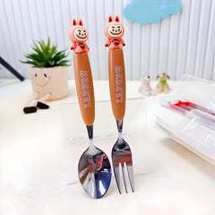 LABUBU Kids Spoon & Fork Set