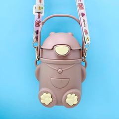 Little Teddy Bear Stainless Steel Sipper Bottle - 500 ML