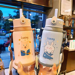 MochiSip Stainless Steel Water Bottle for Kids (500ML)