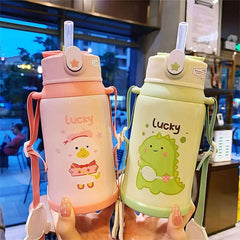 MochiSip Stainless Steel Water Bottle for Kids (500ML)