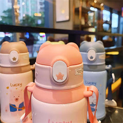 MochiSip Stainless Steel Water Bottle for Kids (500ML)