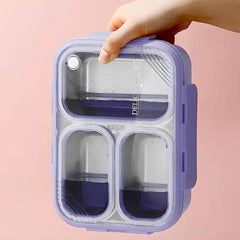 Party Bento Lunch Box (Leak Proof)(3 Compartment)