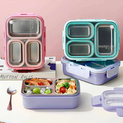 Party Bento Lunch Box (Leak Proof)(3 Compartment)