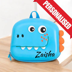 10” 3D Dino Head Backpack For Kids