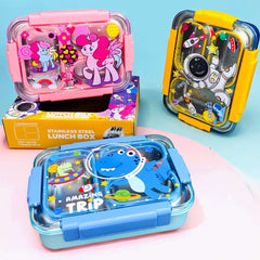 RainbowBites Bento Lunchbox (Leak Proof) (3 Compartment)