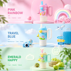 (Pre-Order) Rainbow Sip Tumbler β 900ML (Dispatch 13-07)