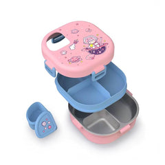 Rocket Box Bento Lunch Box 🚀🍱🌟 (3 Compartment)