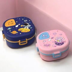 Rocket Box Bento Lunch Box 🚀🍱🌟 (3 Compartment)