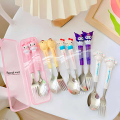 Sanrio Kids Spoon & Fork Set
