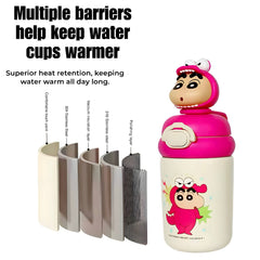 Shinchan Dual Sip Insulated Bottle