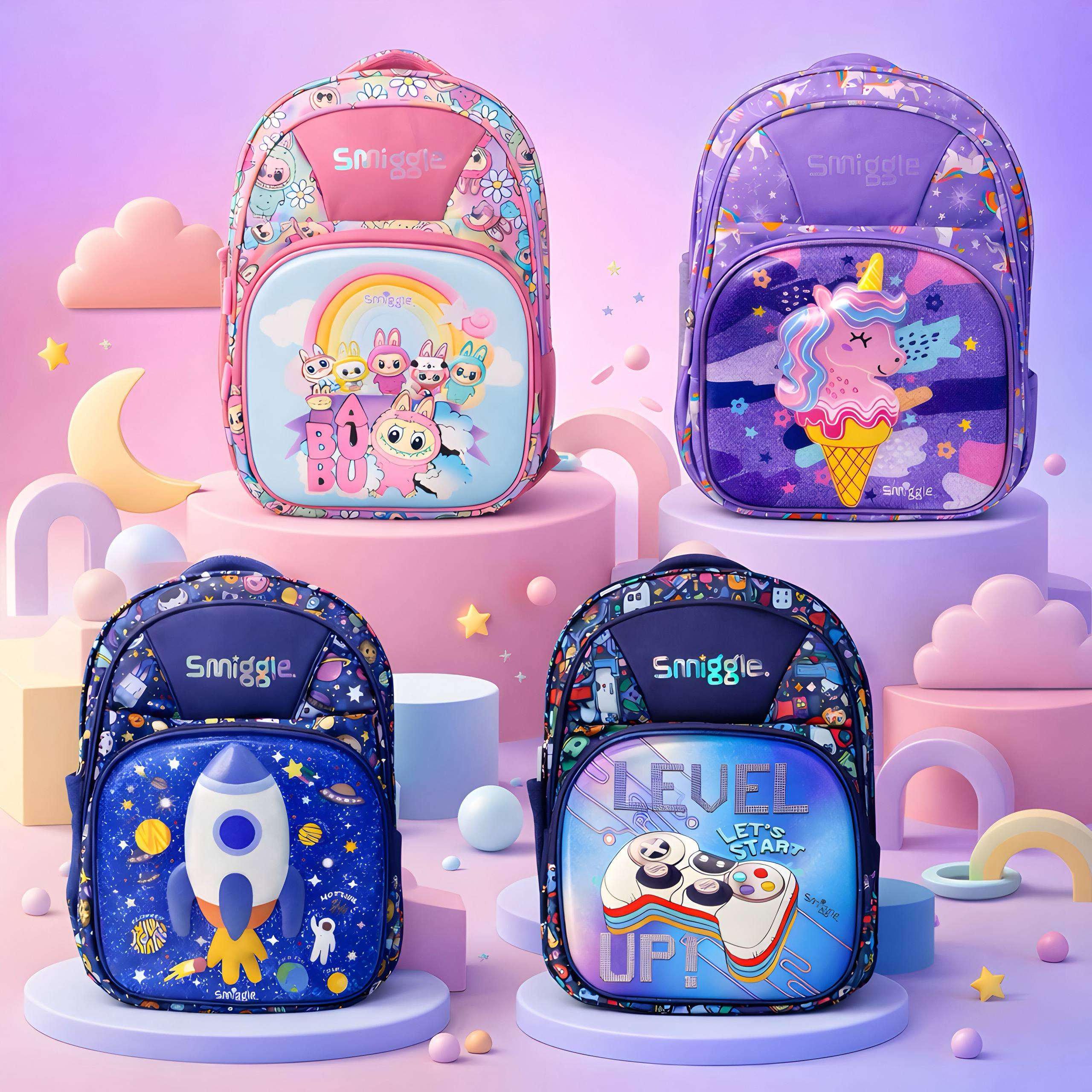 Smiggle 16 Inch 3D Backpack ๐