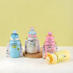 SnuggleSip 🐻 Stainless Dual Sipper Bottle