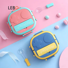 TEDEMEI Lunch Box for Age 1-2yrs (Spill Free)(3 Compartment)