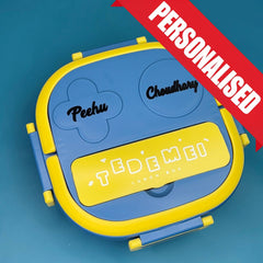 TEDEMEI Lunch Box for Age 1-2yrs (Spill Free)(3 Compartment)