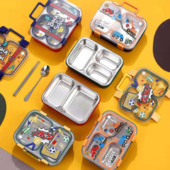 TrioFeast 🍱✨Bento Lunch Box (3 Compartment) (Leak Proof)