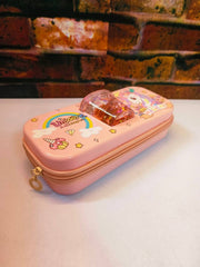 Unicorn Pencil Pouch For Girls With Glitter filled Cup