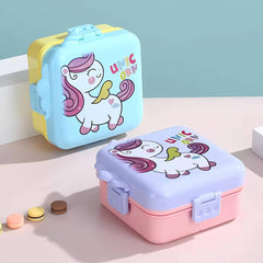 Unicorn đŚ Bento Lunch Box (Spill Free)(3 Compartment)